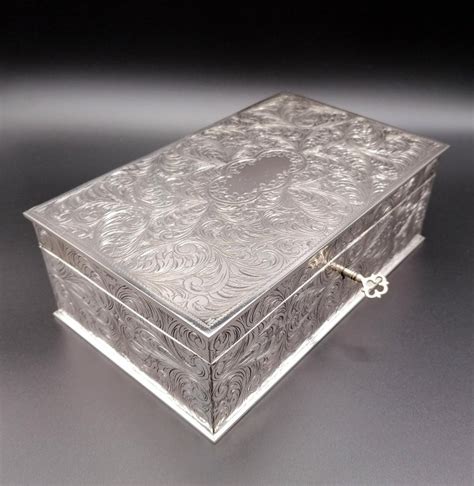 solid silver jewelry box